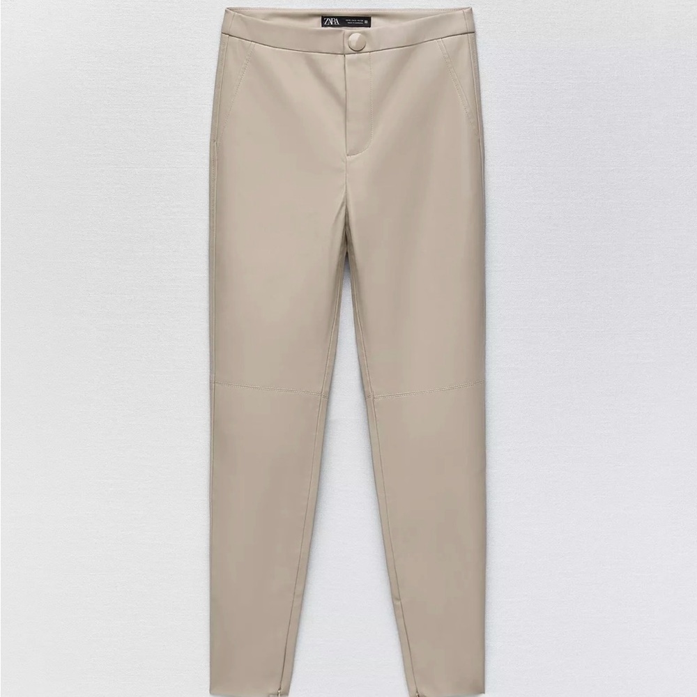 Zara leather pant
